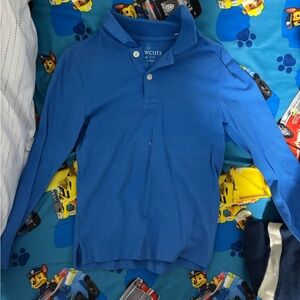 Crewcuts Blue Long Sleeve Polo